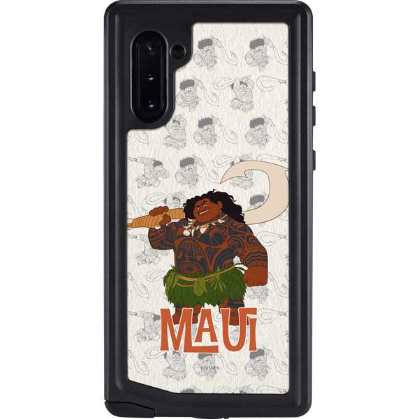 Disney Princess Moana Maui Pattern Galaxy Cases