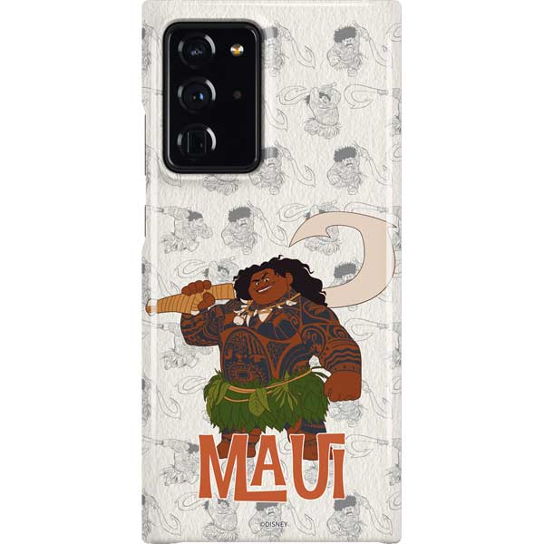 Disney Princess Moana Maui Pattern Galaxy Cases