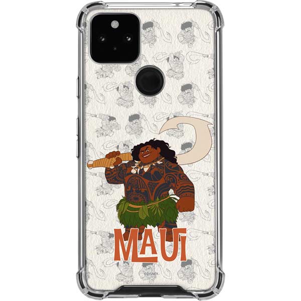 Disney Princess Moana Maui Pattern Pixel Cases