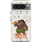 Disney Princess Moana Maui Pattern Pixel Cases