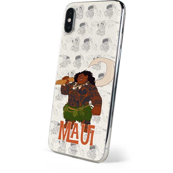 Disney Princess Moana Maui Pattern iPhone XS Skin