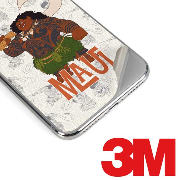 Disney Princess Moana Maui Pattern iPhone XS Skin