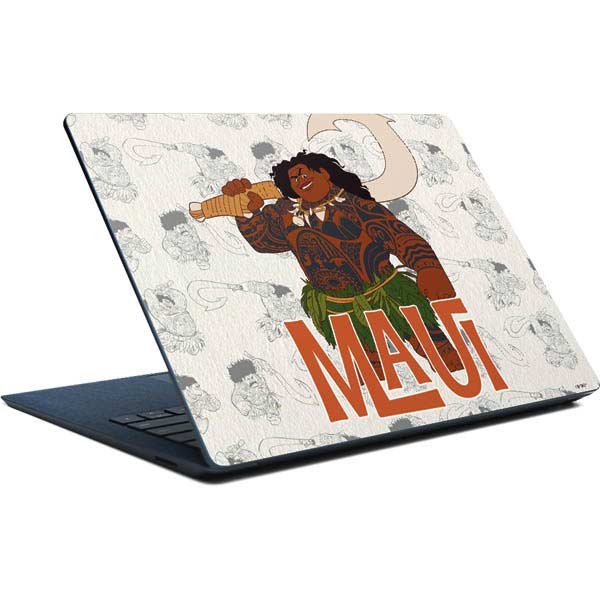 Disney Princess Moana Maui Pattern Surface Laptop Skin