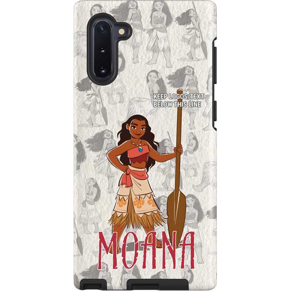 Disney Princess Moana Pattern Galaxy Cases