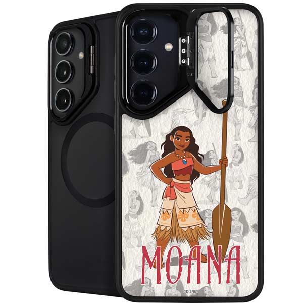 Disney Princess Moana Pattern Galaxy S26 Plus Kickstand Case