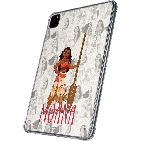 Disney Princess Moana Pattern iPad Pro 11in (2024) Clear Case