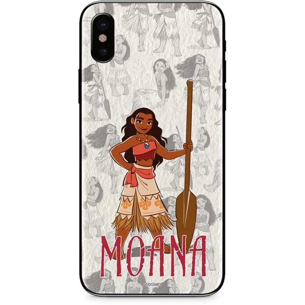 Disney Princess Moana Pattern iPhone XS Skin