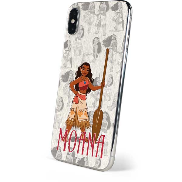 Disney Princess Moana Pattern iPhone XS Skin