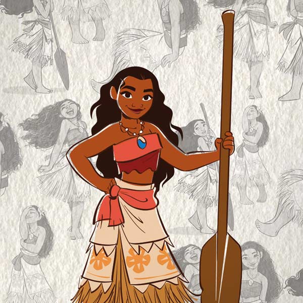 Disney Princess Moana Pattern iPhone XS Skin