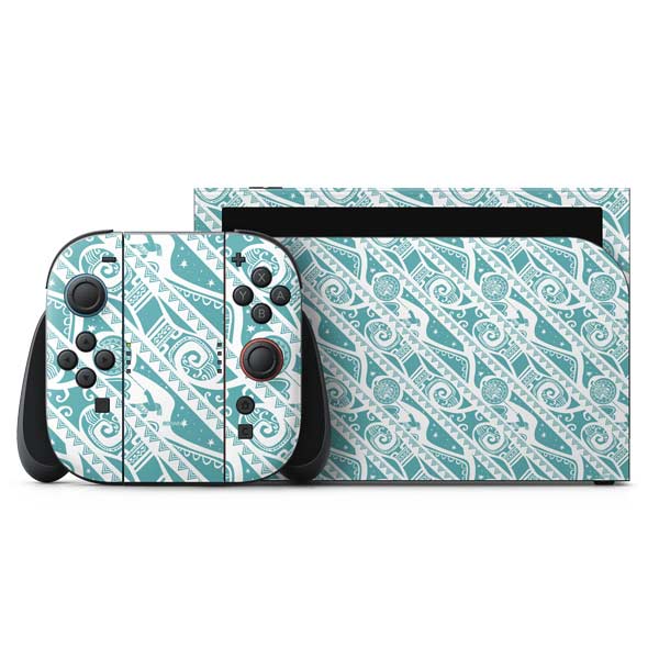 Disney Princess Moana Pattern Nintendo Skins