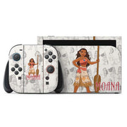 Disney Princess Moana Pattern Nintendo Switch 2 (2025) with Joy-Con Skin