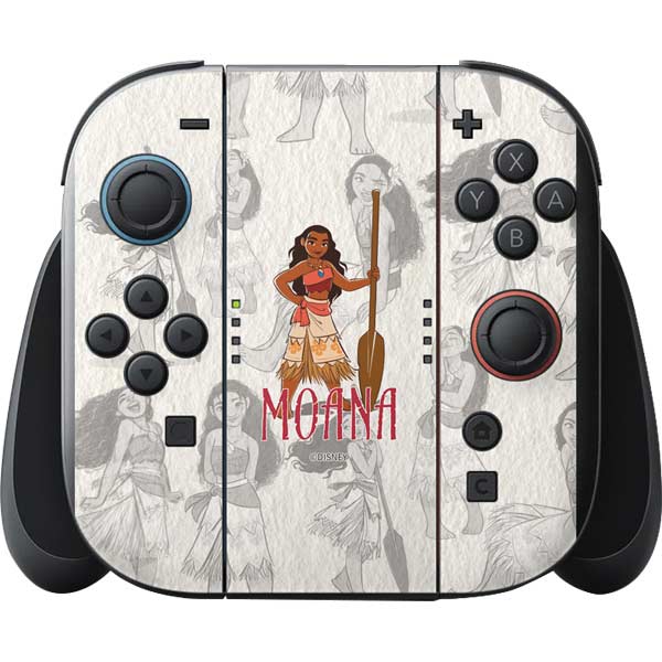 Disney Princess Moana Pattern Nintendo Switch 2 (2025) with Joy-Con Skin