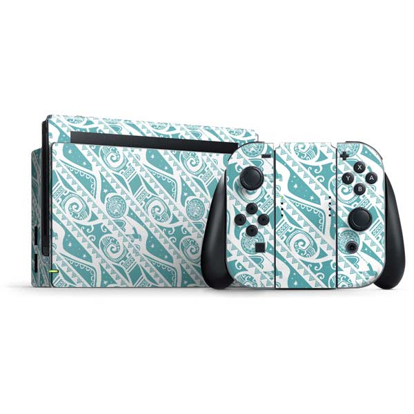 Disney Princess Moana Pattern Nintendo Skins
