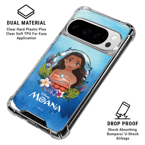 Disney Princess Moana Portrait Google Pixel 10 Pro Clear Case