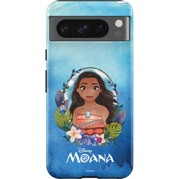 Disney Princess Moana Portrait Pixel Cases