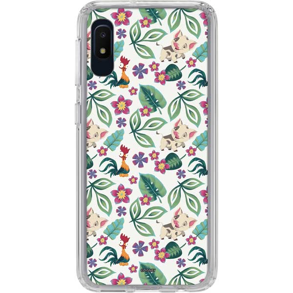 Disney Princess Moana Pua and Heihei Pattern Galaxy Cases