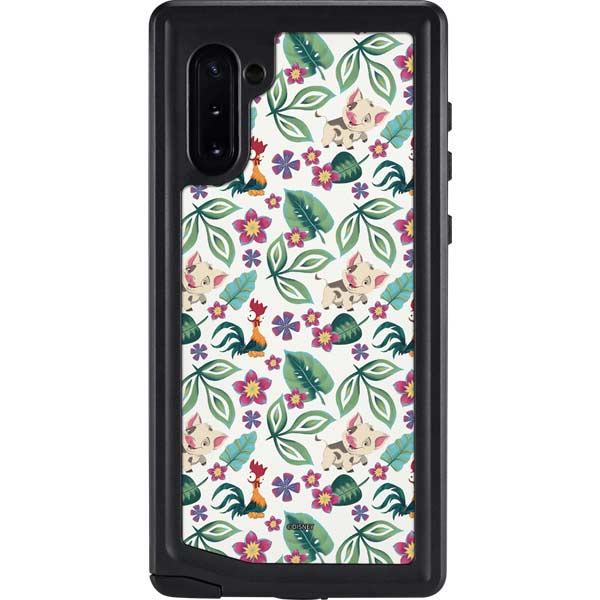 Disney Princess Moana Pua and Heihei Pattern Galaxy Cases