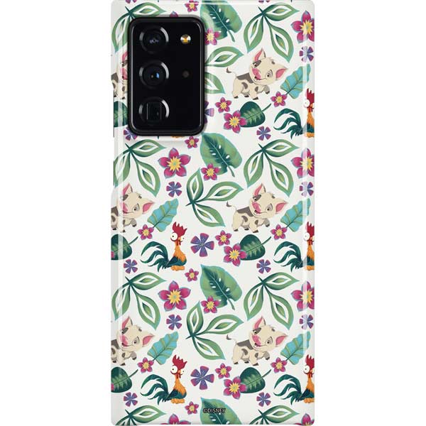 Disney Princess Moana Pua and Heihei Pattern Galaxy Cases