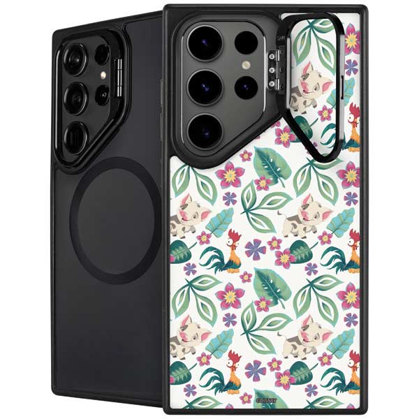Disney Princess Moana Pua and Heihei Pattern Galaxy Cases