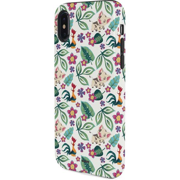 Disney Princess Moana Pua and Heihei Pattern iPhone XS Pro Case