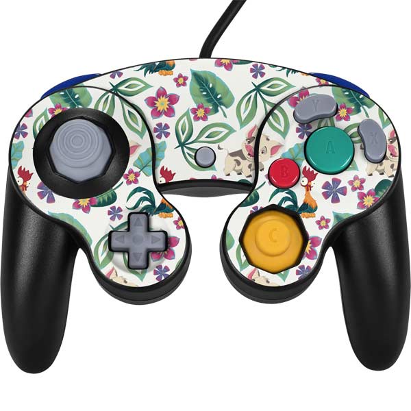 Disney Princess Moana Pua and Heihei Pattern Nintendo Skins