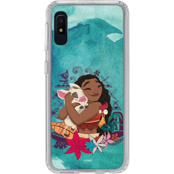 Disney Princess Moana with Pua and Heihei Galaxy Cases