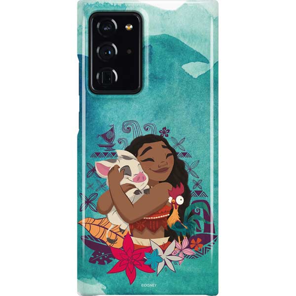 Disney Princess Moana with Pua and Heihei Galaxy Cases