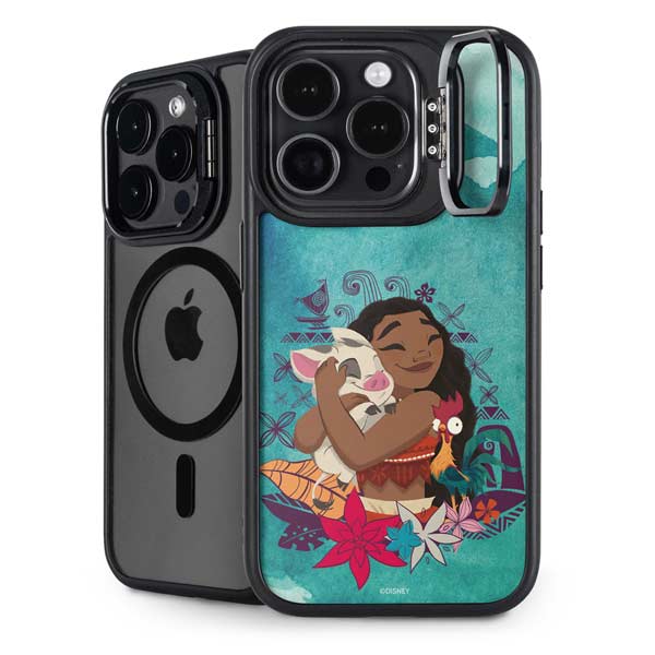 Disney Princess Moana with Pua and Heihei iPhone 14 Pro Kickstand Case