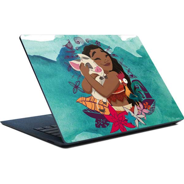 Disney Princess Moana with Pua and Heihei Surface Laptop Skin