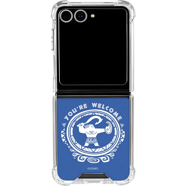 Disney Princess Moana Youre Welcome Galaxy Z Flip7 Clear Case