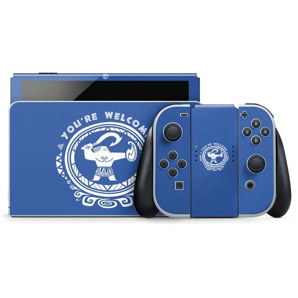 Disney Princess Moana Youre Welcome Nintendo Skins