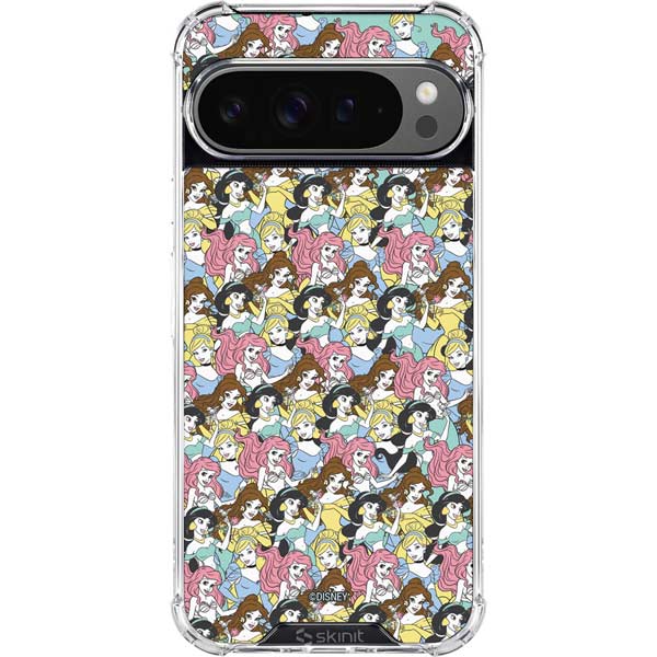 Disney Princess Disney Princesses Pattern Google Pixel 10 Pro Clear Case
