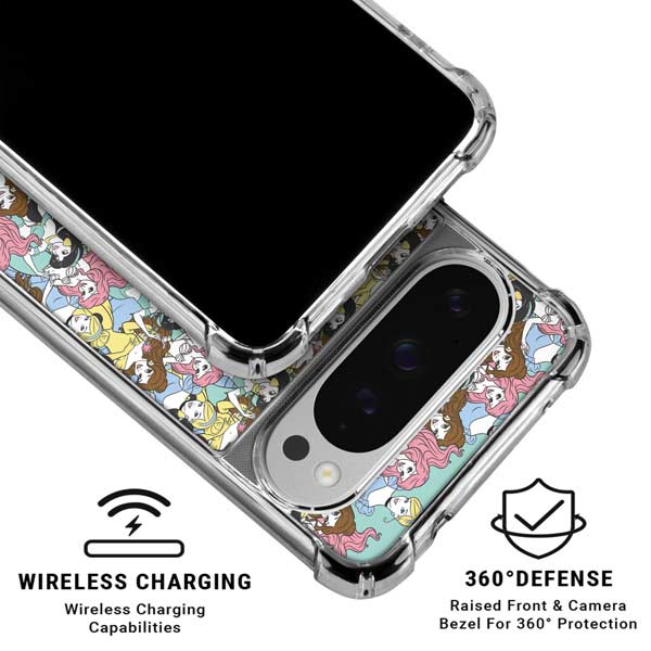 Disney Princess Disney Princesses Pattern Google Pixel 10 Pro Clear Case