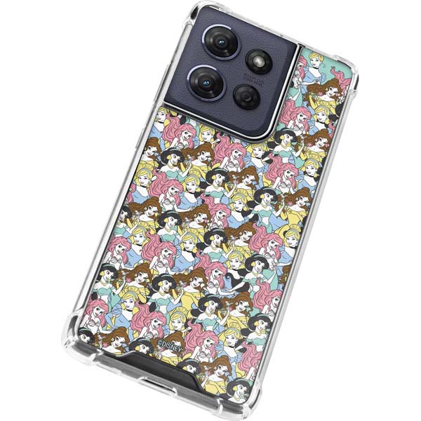Disney Princess Disney Princesses Pattern Moto G 5G (2025) Clear Case