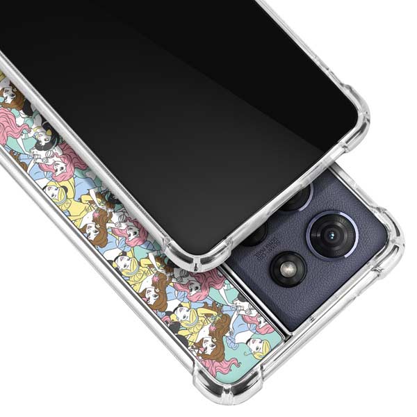 Disney Princess Disney Princesses Pattern Moto G Power 5G (2025) Clear Case