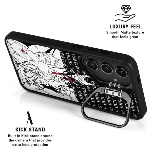 Disney Villains Characters Art Galaxy S26 Ultra Kickstand Case
