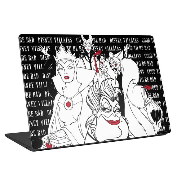 Disney Villains Characters Art Laptop Skins