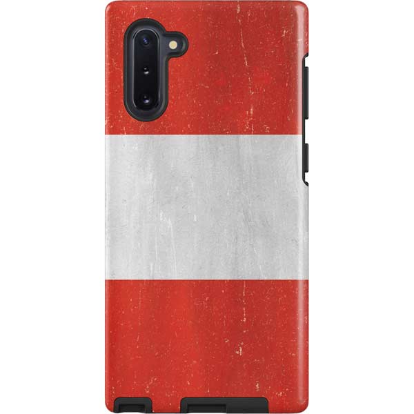 Distressed Austria Flag Galaxy Cases