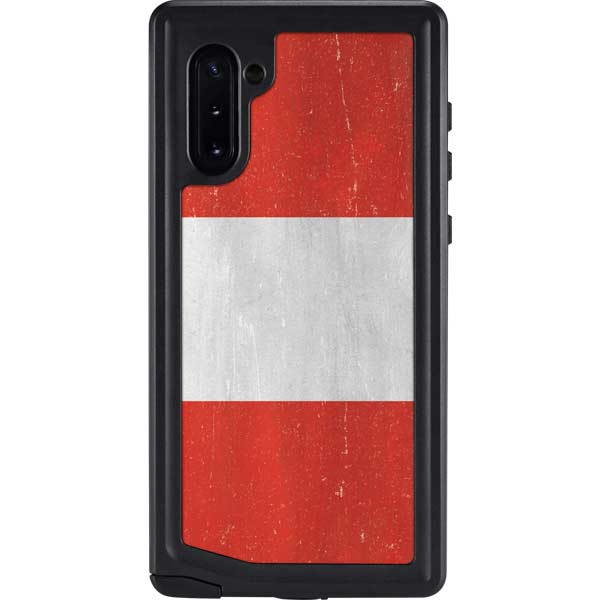 Distressed Austria Flag Galaxy Cases