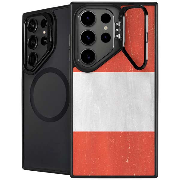 Distressed Austria Flag Galaxy Cases