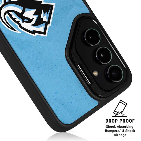 NHL Utah Mammoth Distressed Blue Galaxy S26 Ultra Kickstand Case