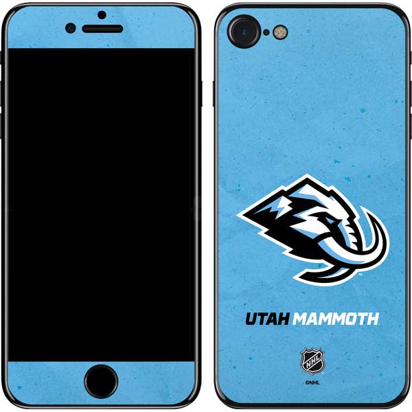 NHL Utah Mammoth Distressed Blue iPhone SE (2nd & 3rd Gen) Skin
