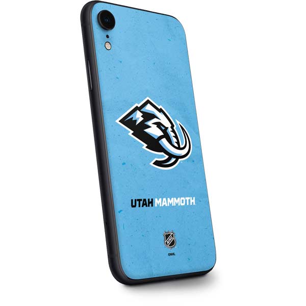 NHL Utah Mammoth Distressed Blue iPhone XR Skin