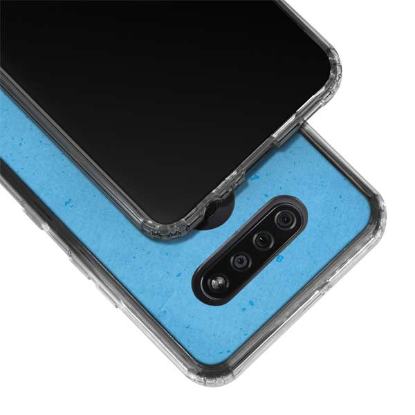 NHL Utah Mammoth Distressed Blue LG K51/Q51 Clear Case