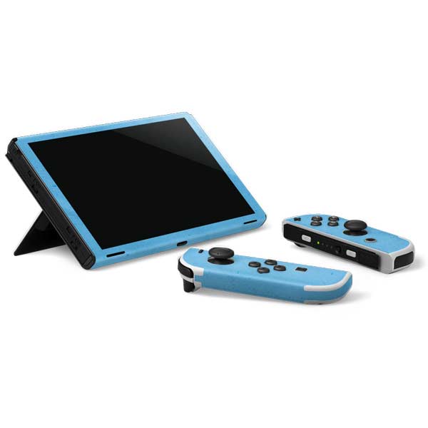NHL Utah Mammoth Distressed Blue Nintendo Switch OLED (2021) Skin