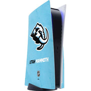 NHL Utah Mammoth Distressed Blue PS5 Console Skin