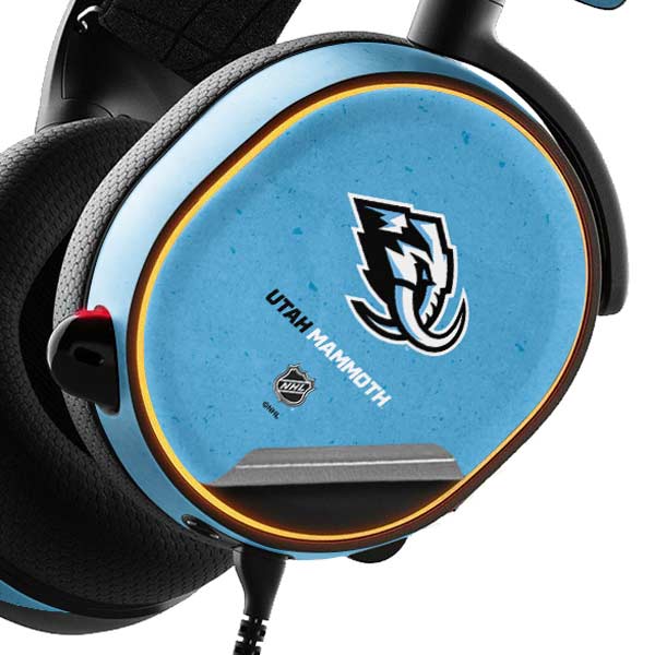 NHL Utah Mammoth Distressed Blue SteelSeries Arctis 5 Skin