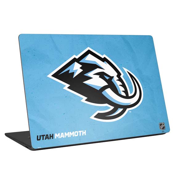 NHL Utah Mammoth Distressed Blue Universal Laptop 16.6in (13.4 x 9.7in) Skin