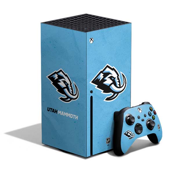 NHL Utah Mammoth Distressed Blue Xbox Series X Bundle Skin