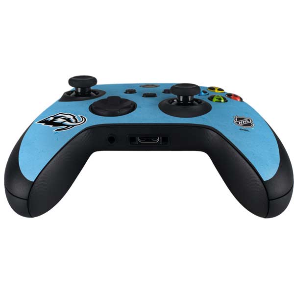 NHL Utah Mammoth Distressed Blue Xbox Series X Controller Skin